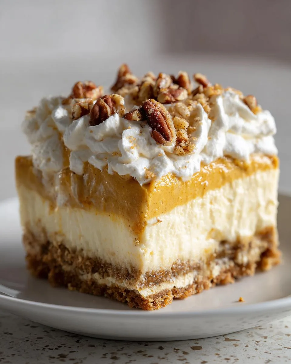 pumpkin lush dessert - detail 3