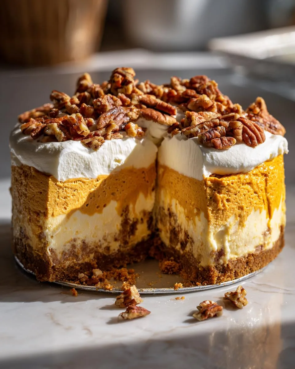 pumpkin lush dessert - detail 4