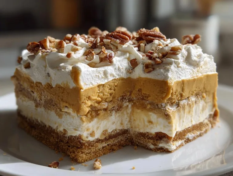 pumpkin lush dessert