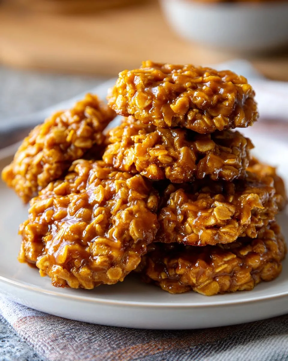 pumpkin no bake cookies - detail 1
