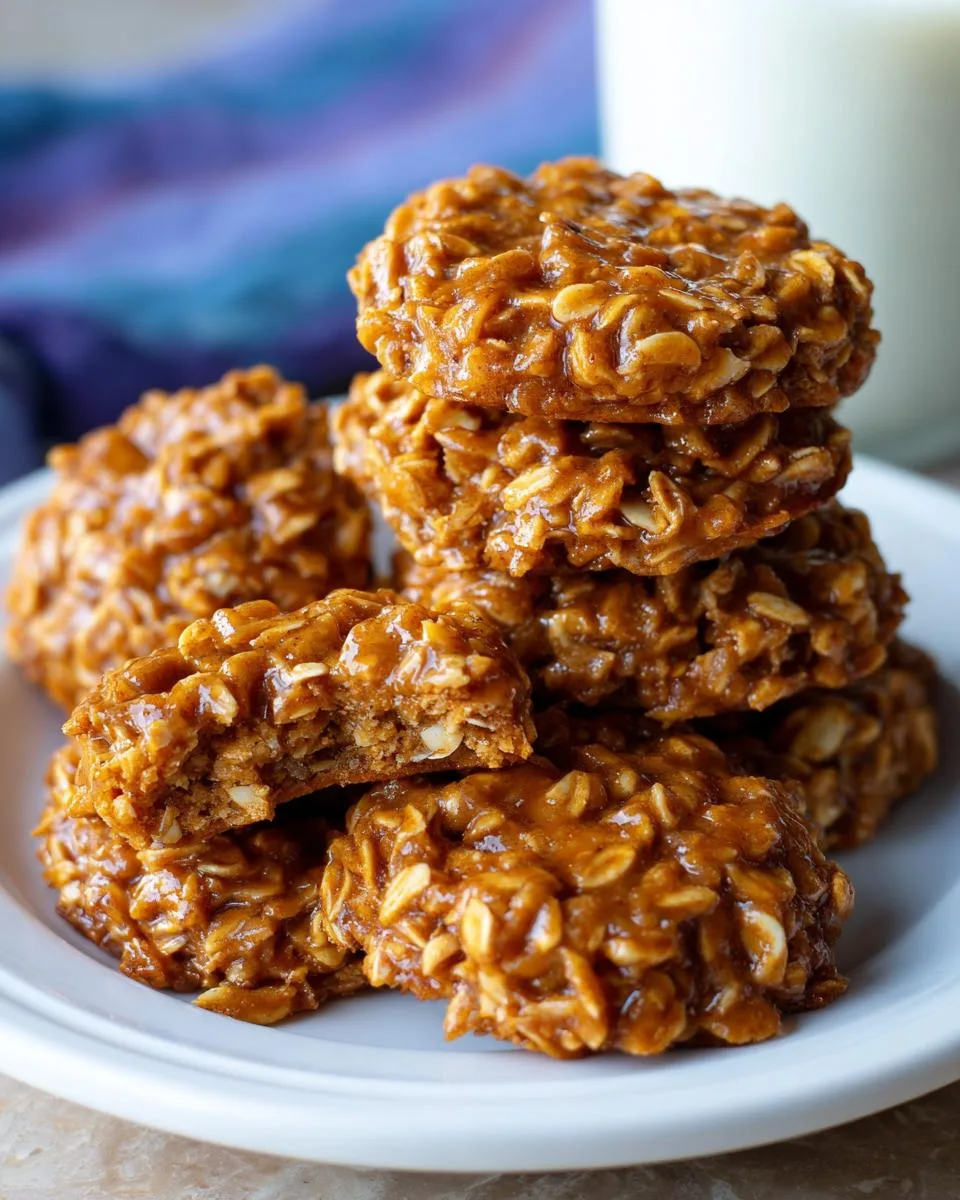 pumpkin no bake cookies - detail 3