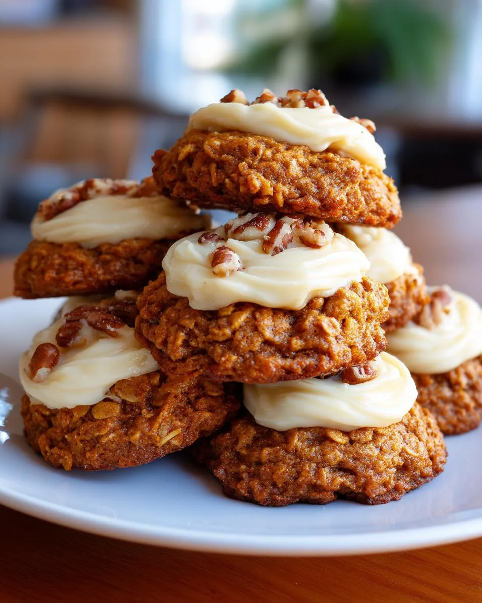 pumpkin oatmeal cookies - detail 3