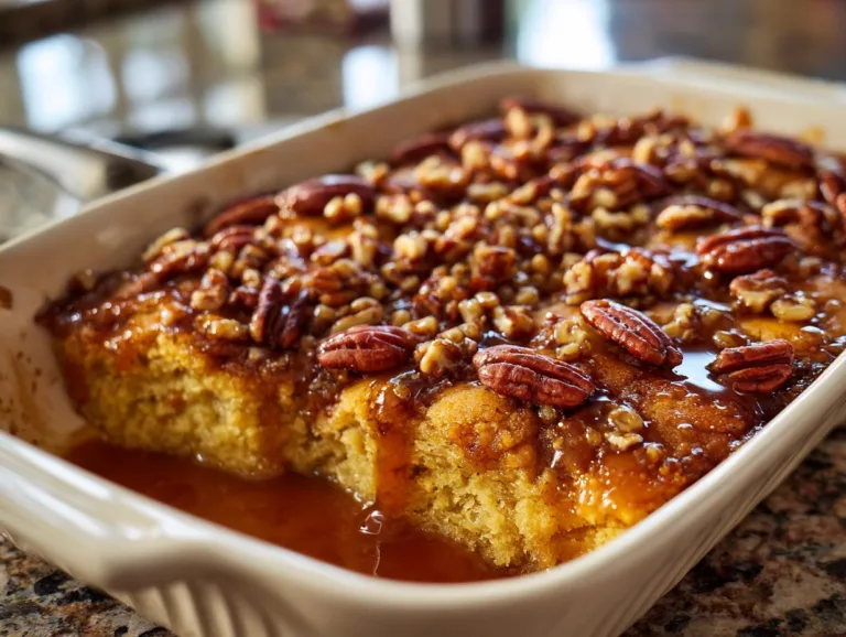pumpkin pecan cobbler