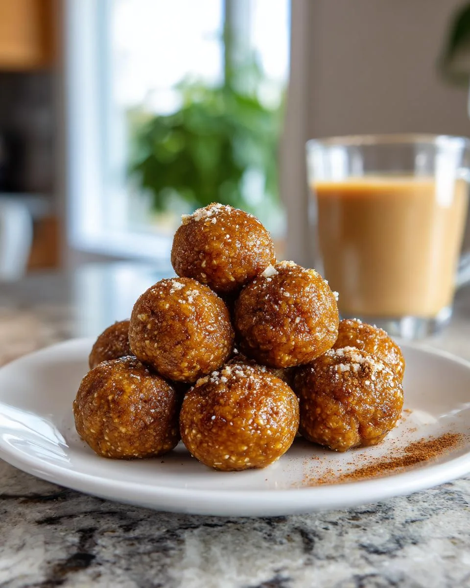 pumpkin pie energy balls - detail 2