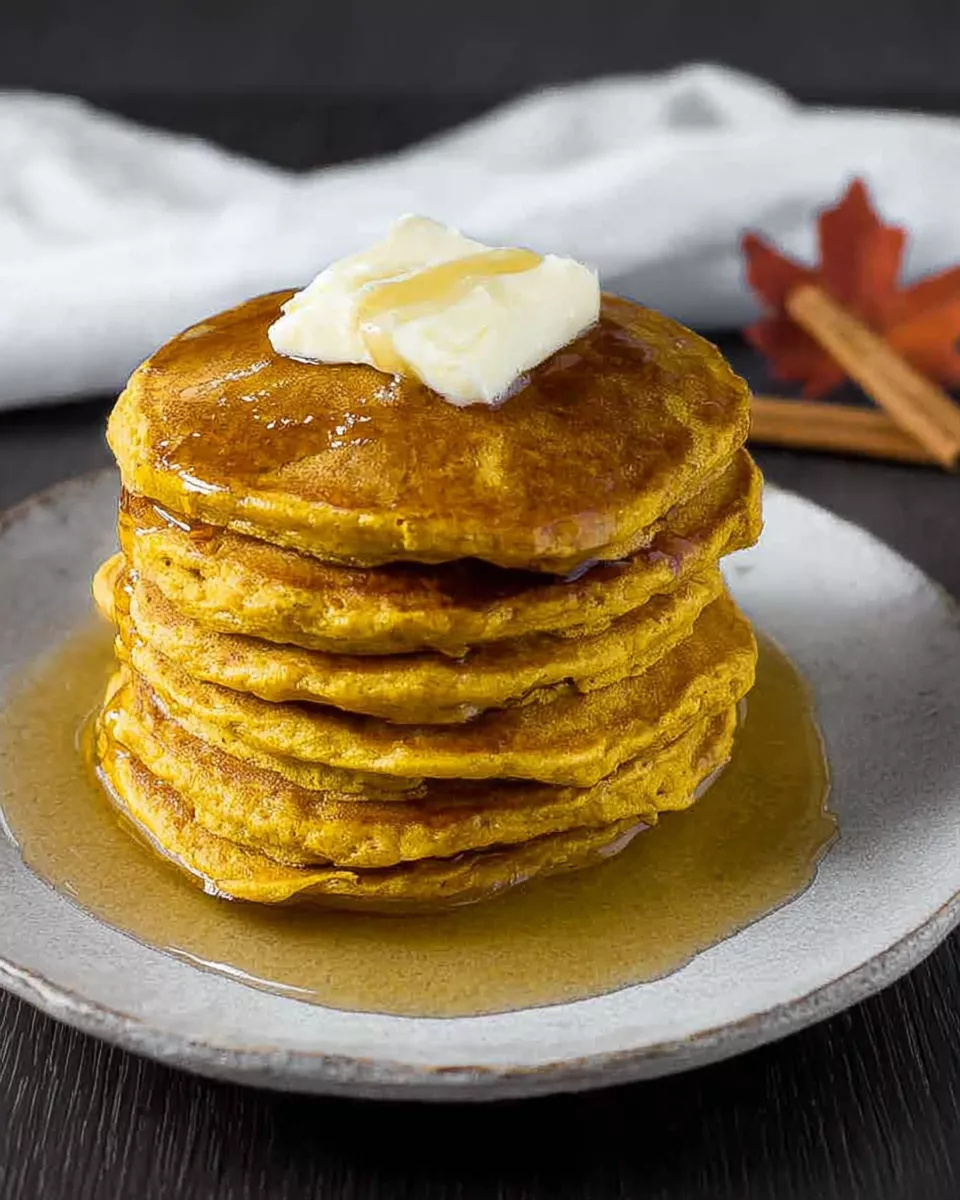 One-Bowl Pumpkin Pancakes – Easy, Cozy Fall Breakfast in Just 20 Minutes