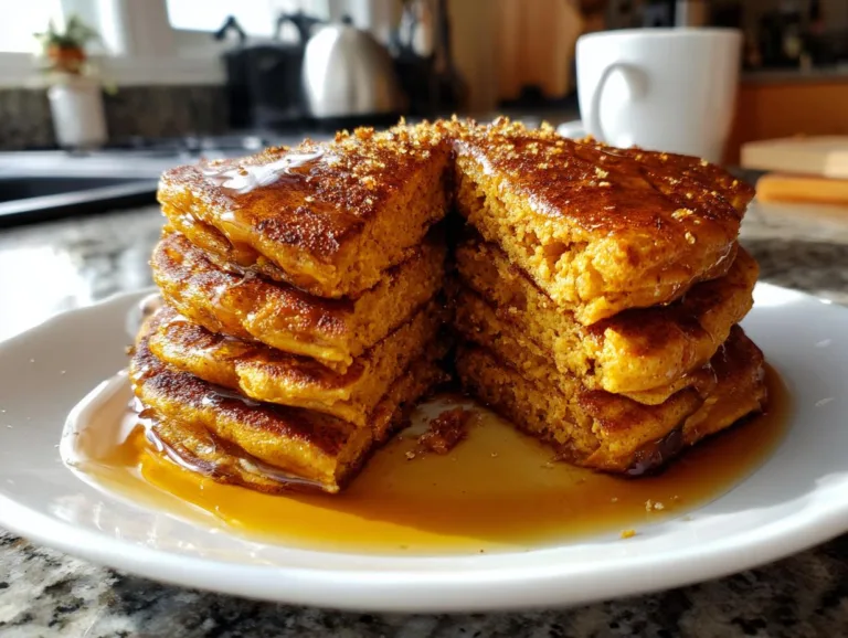 vegan pumpkin pancakes