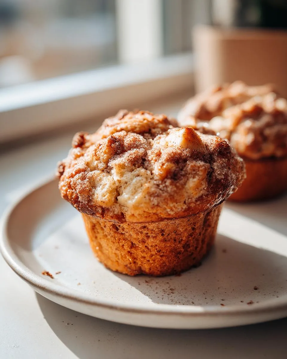 Apple Cinnamon protein Muffins - detail 2