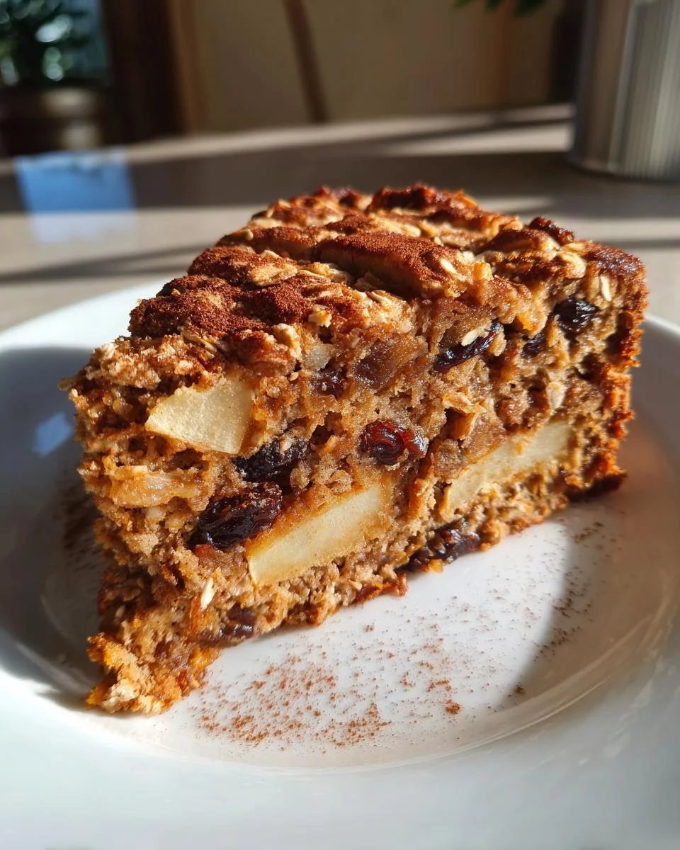 Apple Oatmeal Raisin Cake - detail 2