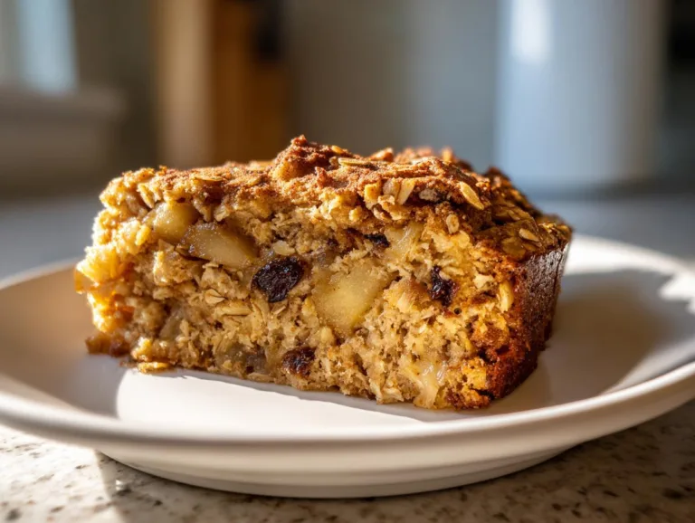 Apple Oatmeal Raisin Cake