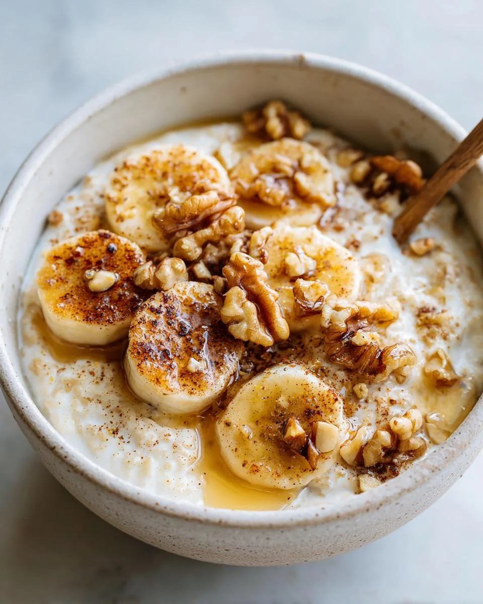 Baked Banana Cottage Cheese Bowls - detail 2