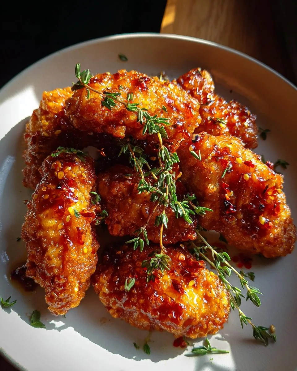 Baked Crunchy Hot Honey Chicken - detail 2