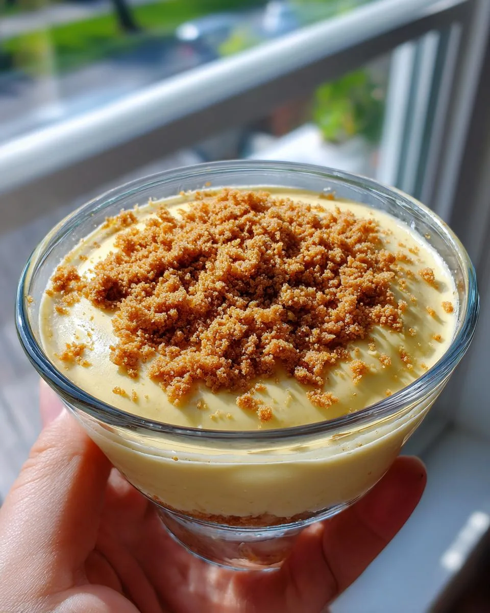 Banana Cream Pie Cottage Cheese Mousse - detail 2