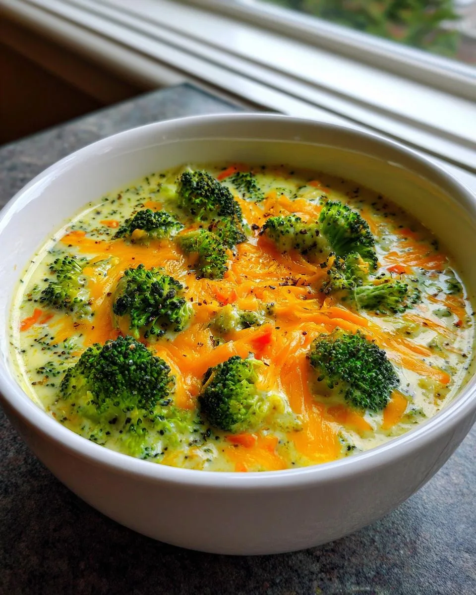 Broccoli Cheese Soup - detail 1