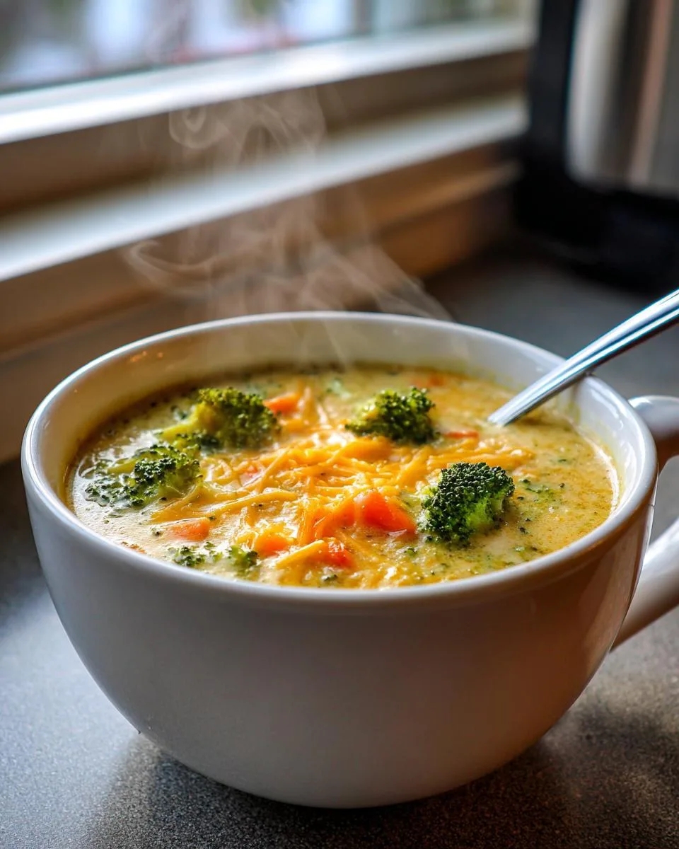 Broccoli Cheese Soup - detail 2