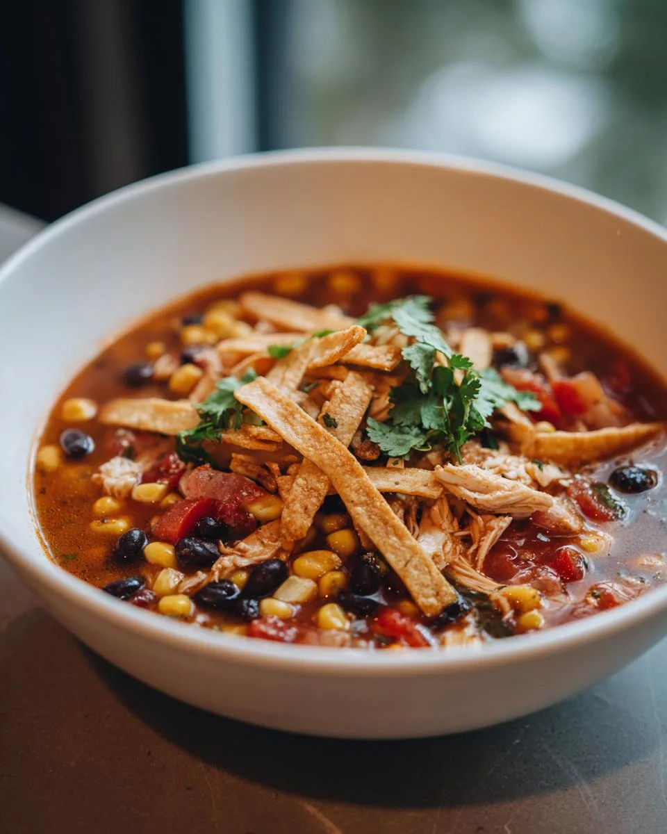 Cheap Chicken Tortilla Soup - detail 2