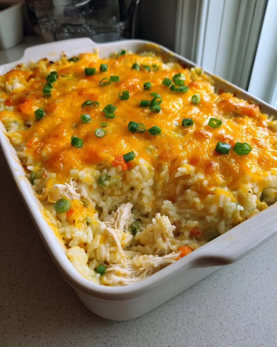 Cheesy Chicken and Rice Casserole - detail 2