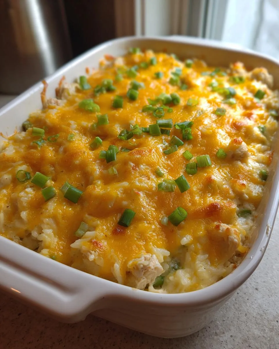 Cheesy Chicken and Rice Casserole - detail 3