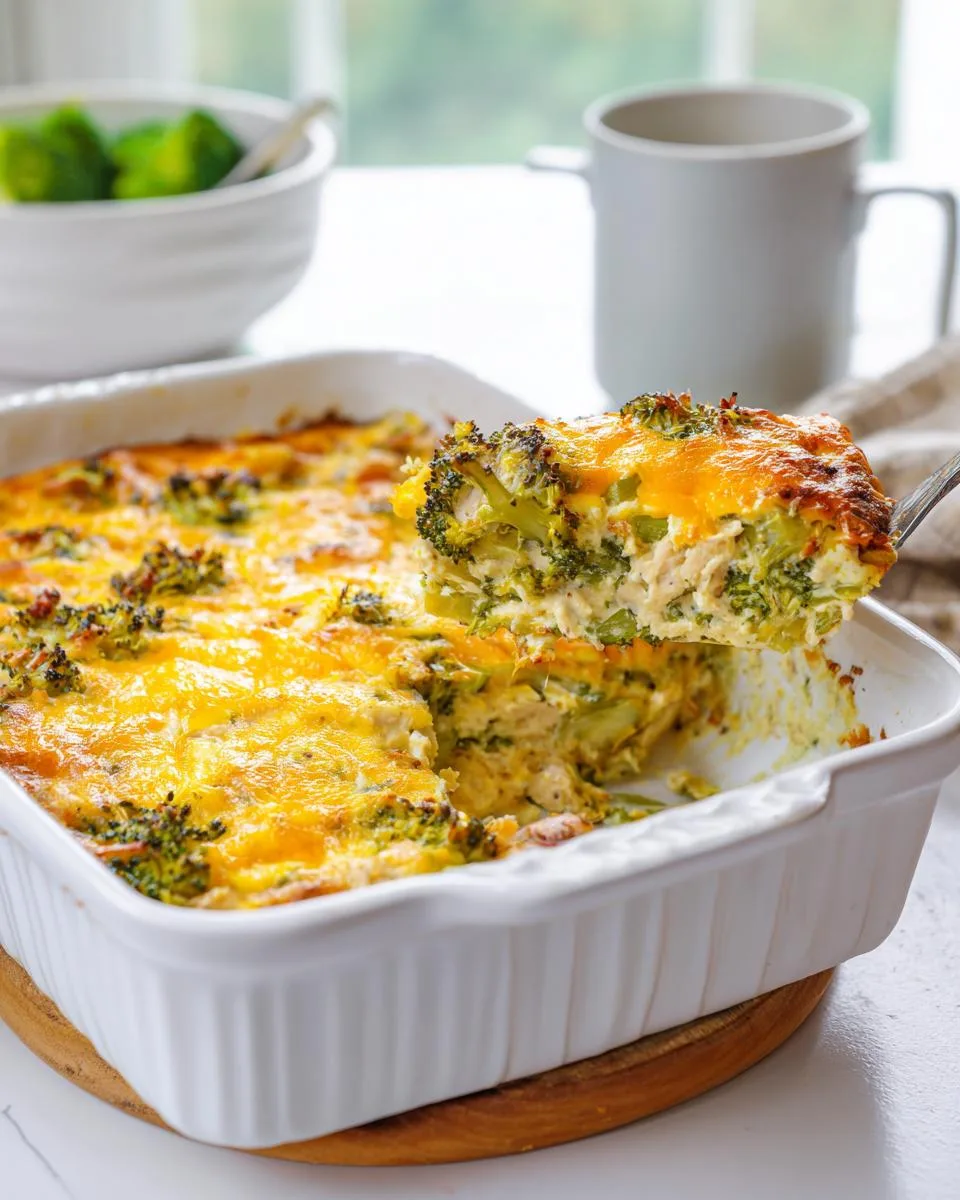 Chicken Broccoli Cottage Cheese Bake - detail 3