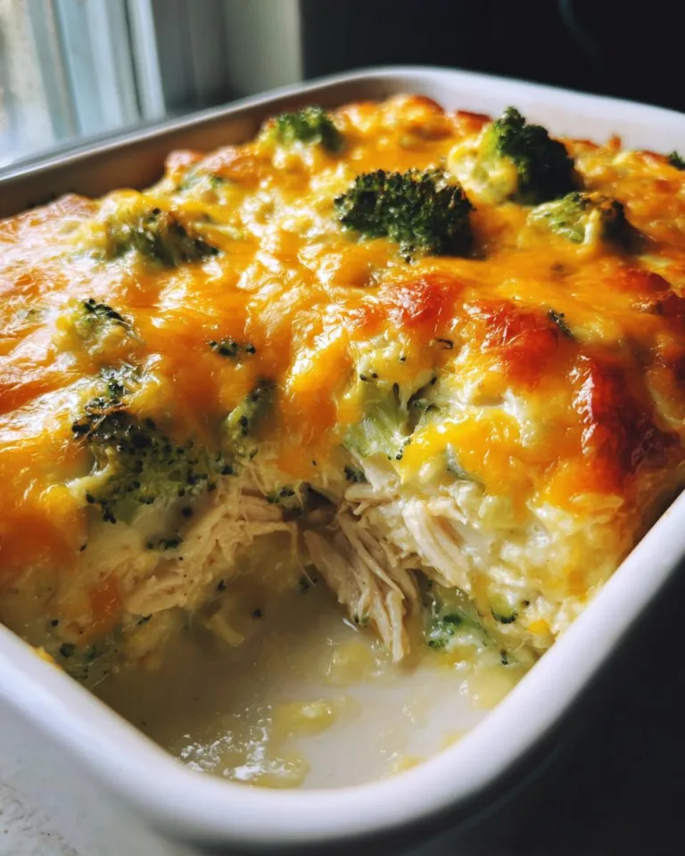 Chicken Broccoli Cottage Cheese Bake