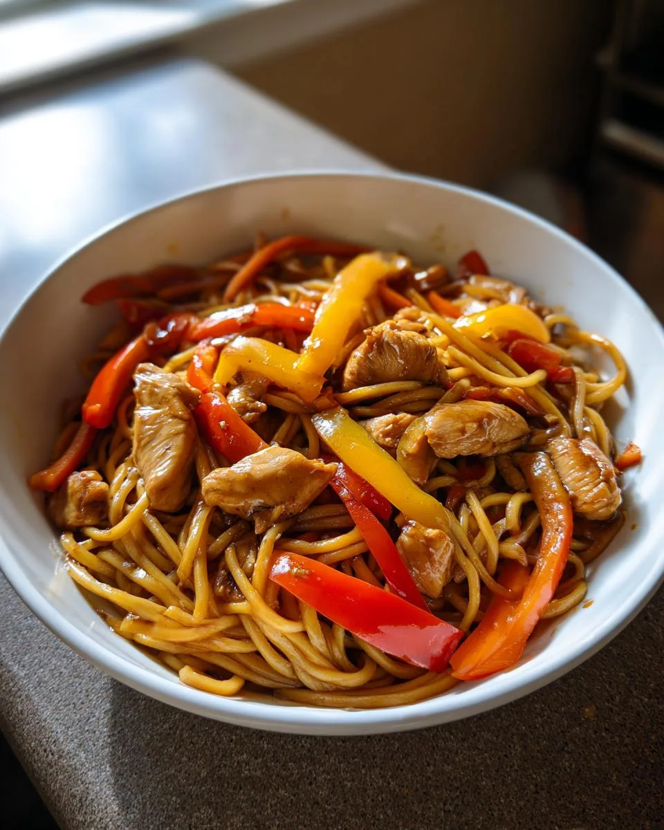 Chicken Lo Mein - detail 1