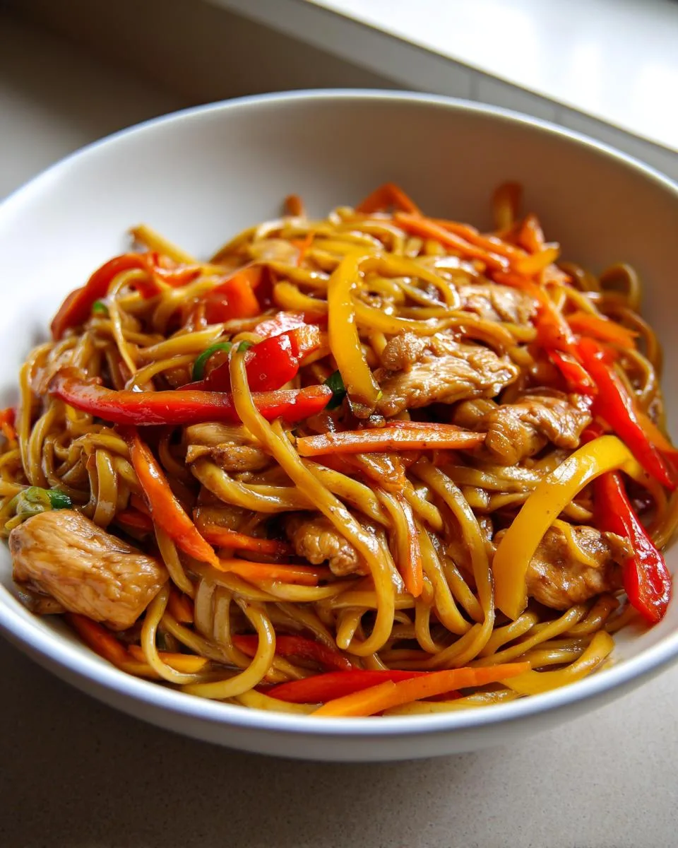 Chicken Lo Mein - detail 2