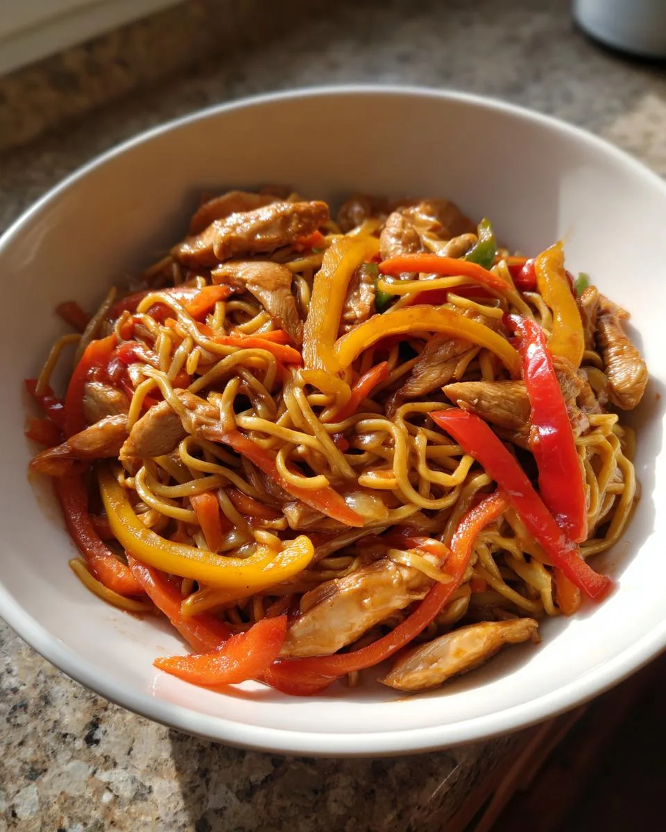 Chicken Lo Mein - detail 3