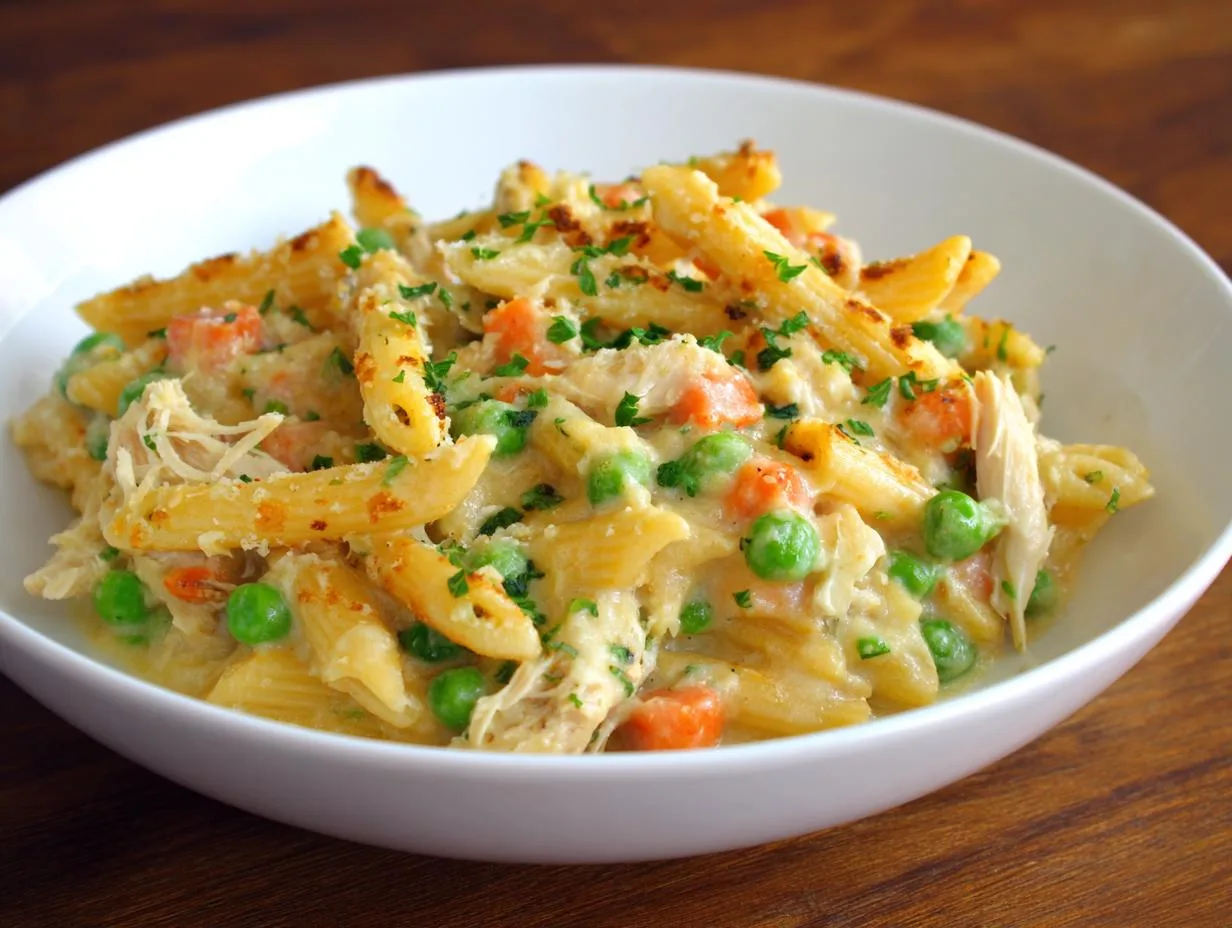 Creamy Chicken Pot Pie Pasta: A 30-Minute Family Favorite