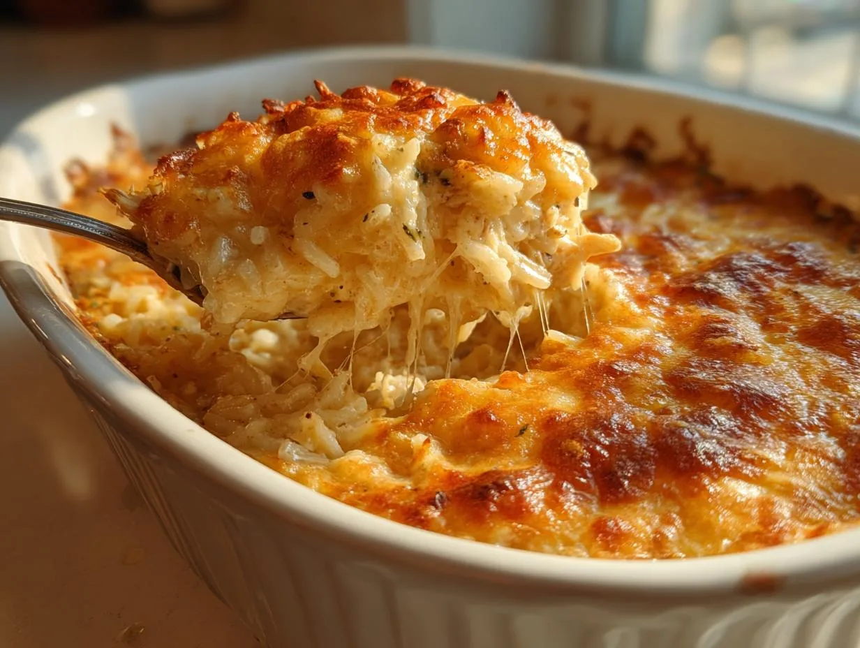 Creamy Chicken and Rice Casserole Saves Dinner in 40 Minutes