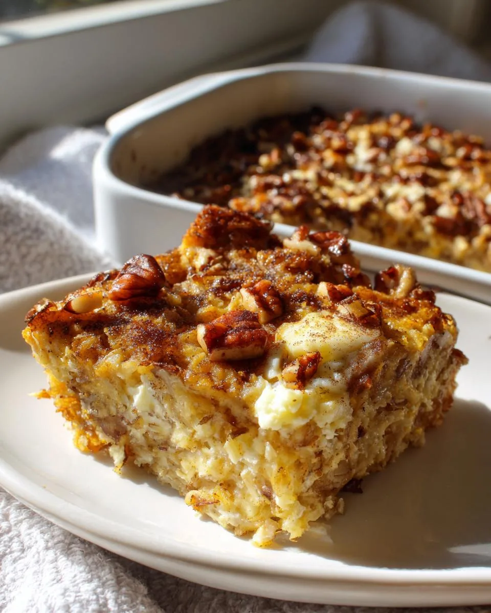 Cinnamon Cottage Cheese Oatmeal Bake - detail 3