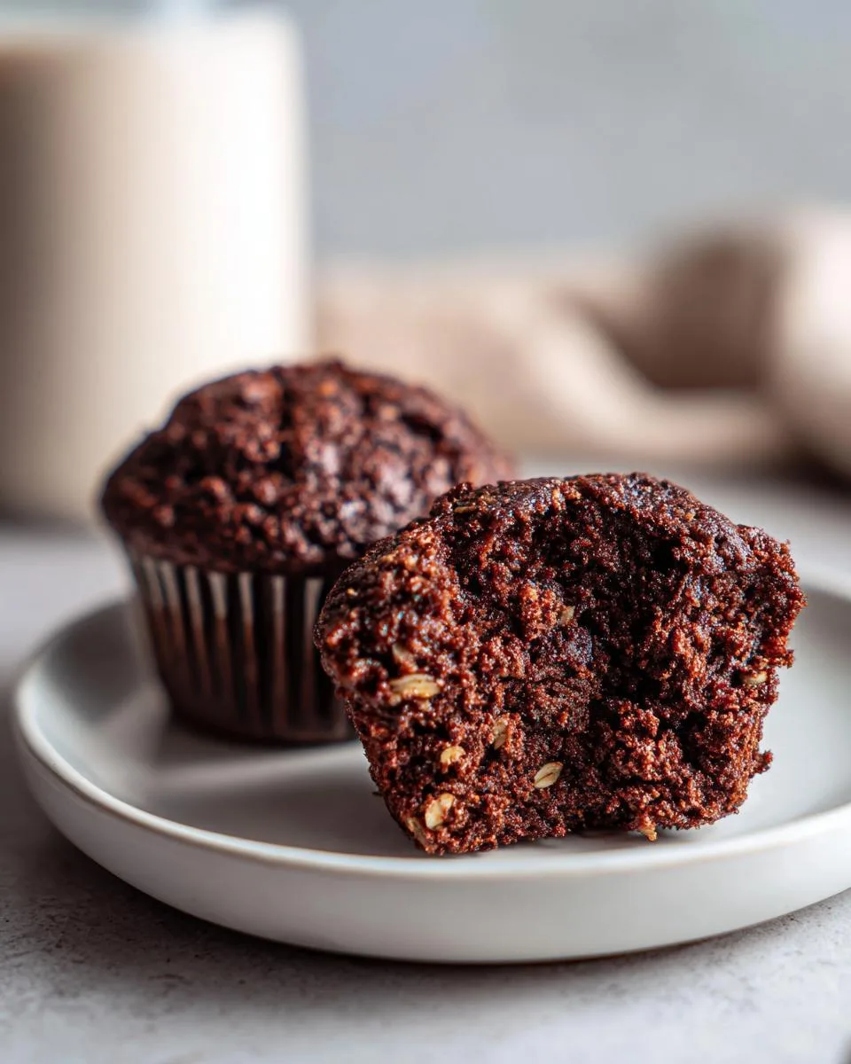 Cocoa Oatmeal Muffins - detail 1