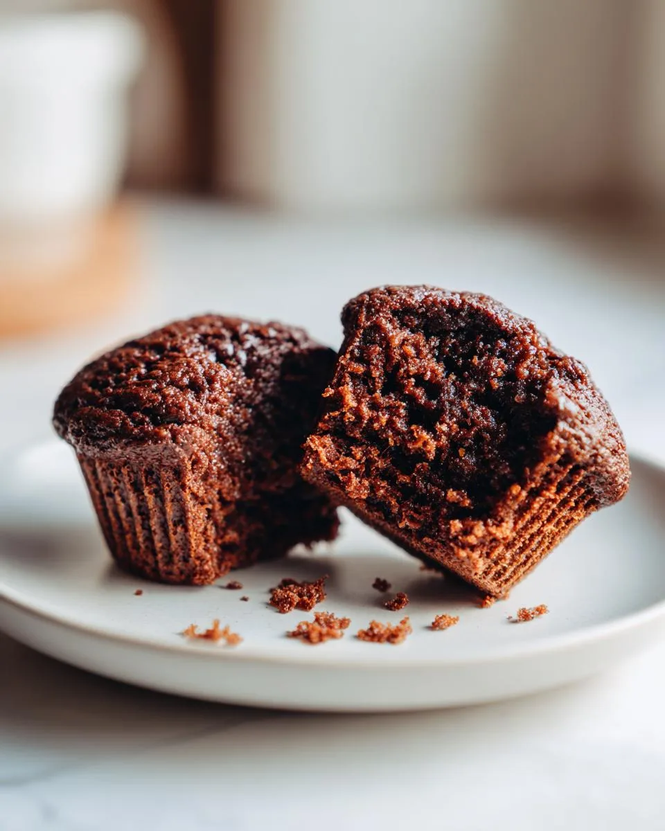 Cocoa Oatmeal Muffins - detail 2