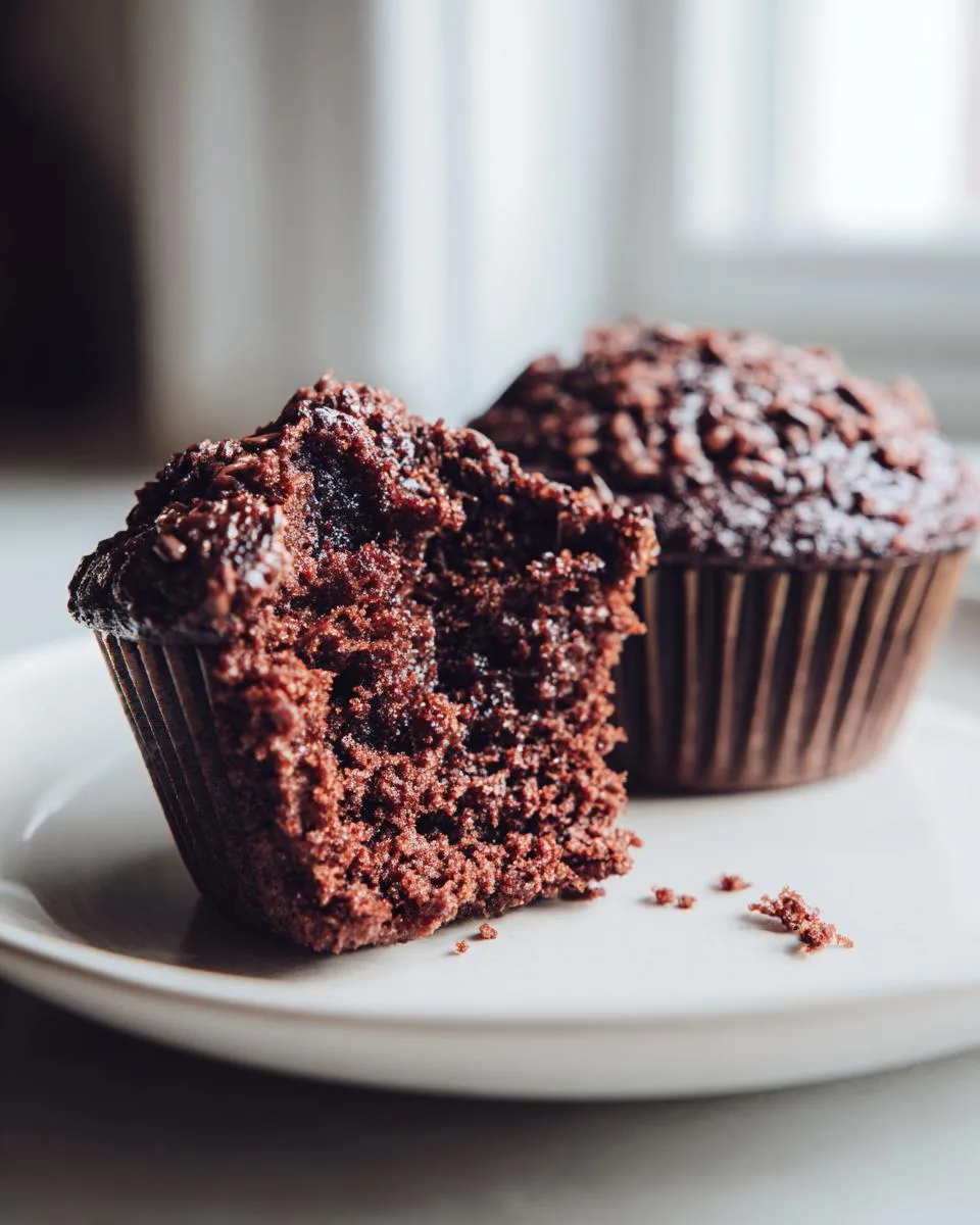 Cocoa Oatmeal Muffins - detail 3