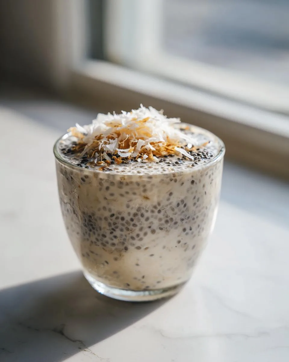 Coconut Chia Pudding - detail 2