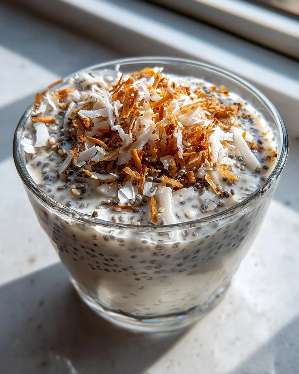 Coconut Chia Pudding - detail 3