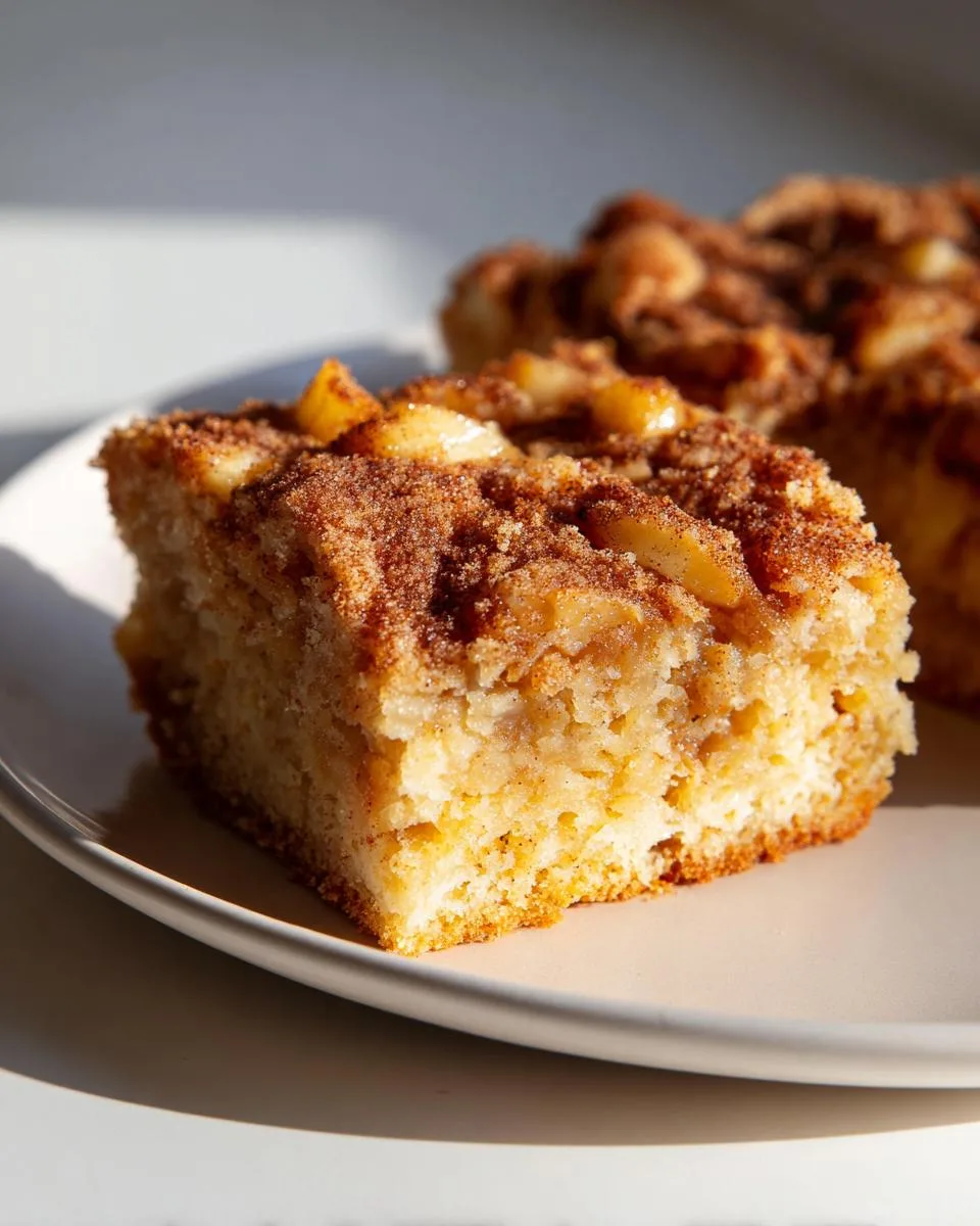 Cottage Cheese Apple Bars - detail 2