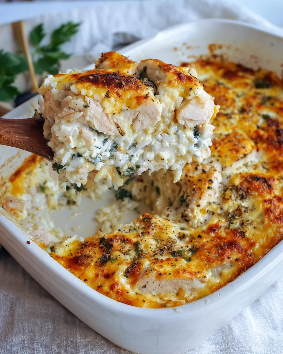 Cottage Cheese Chicken and Rice Bake - detail 1