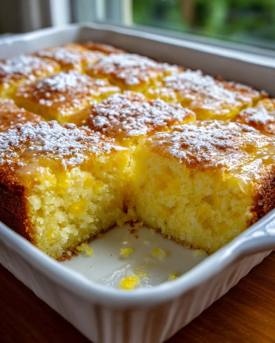 Cottage Cheese Lemon Cake Bars - detail 2