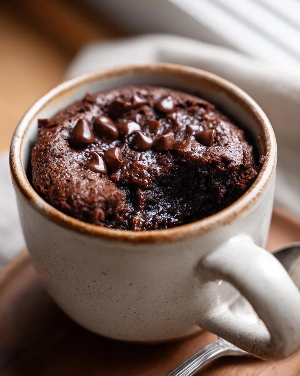 Cottage Cheese Microwave Brownie mug - detail 1