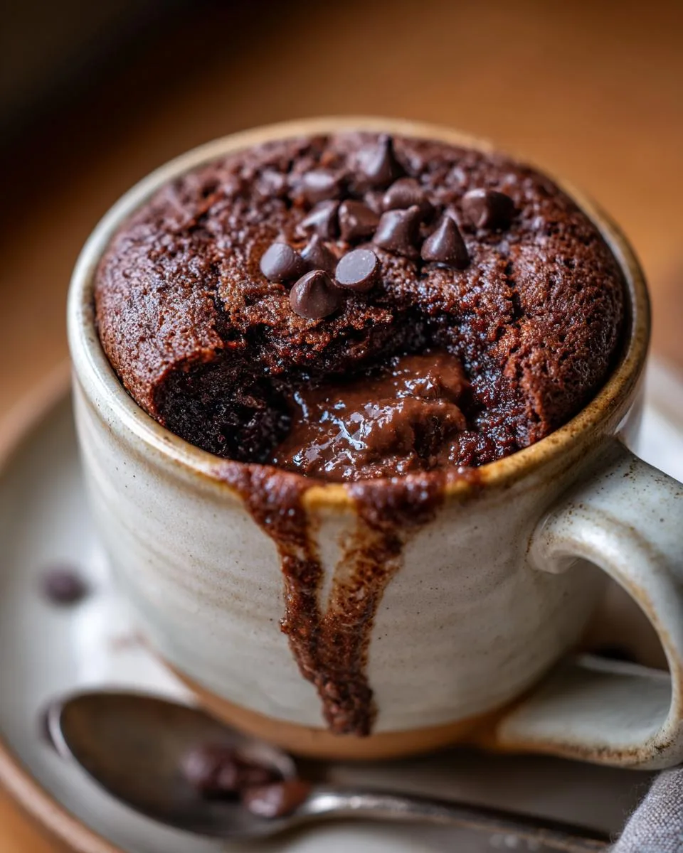 Cottage Cheese Microwave Brownie mug - detail 3