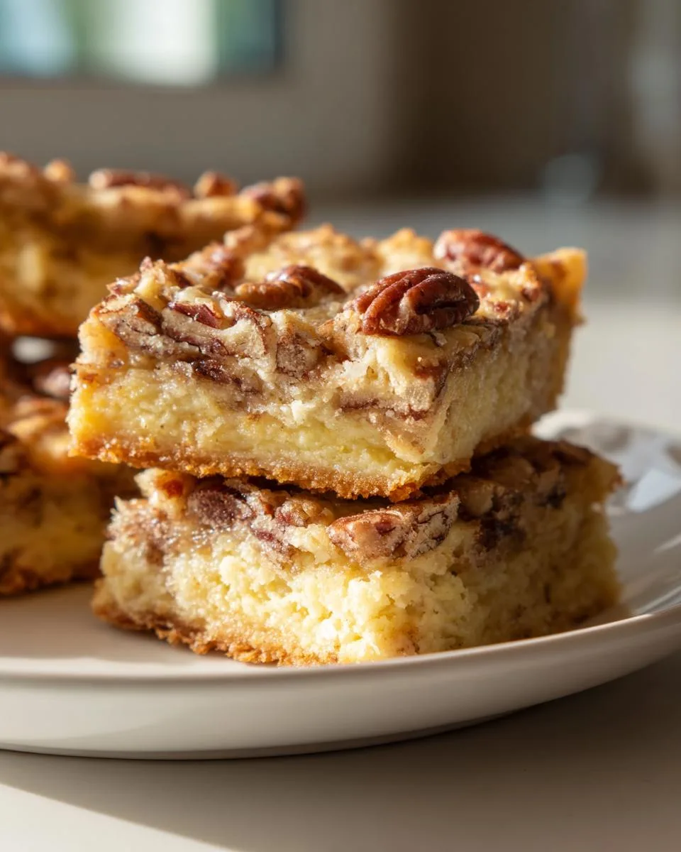 Cottage Cheese Pecan Pie Bars - detail 2