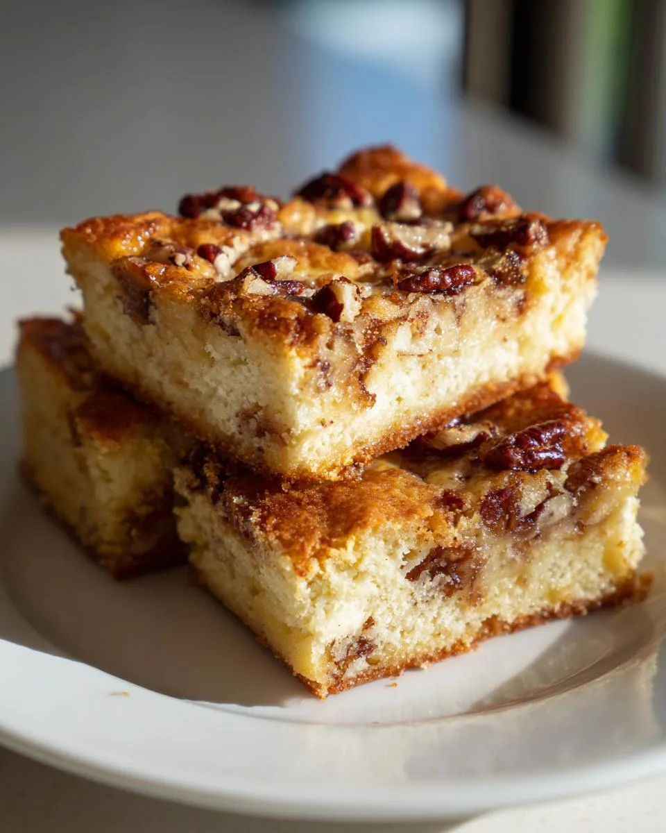 Cottage Cheese Pecan Pie Bars - detail 3