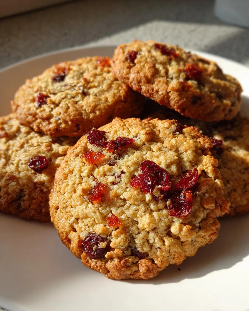 Cranberry Orange and Oat Cookies - detail 2