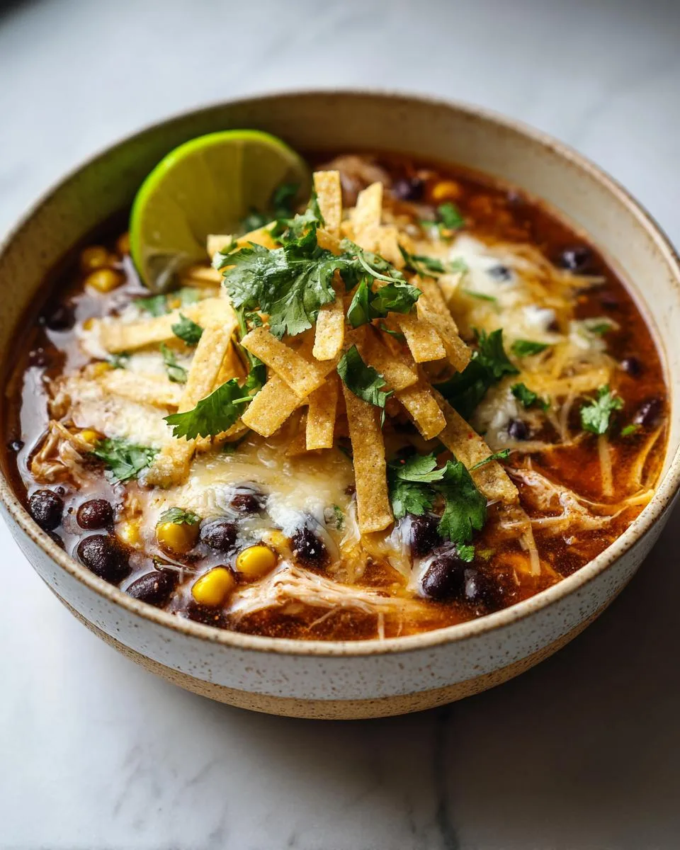 Creamy Chicken Taco Soup - detail 2