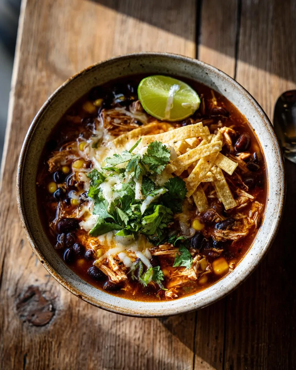 Creamy Chicken Taco Soup - detail 3
