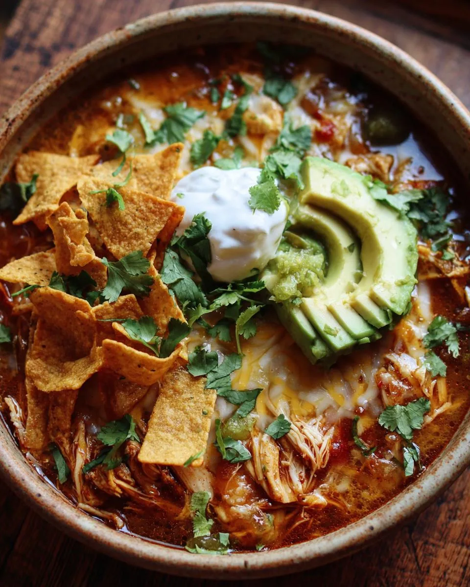Creamy Chicken Tortilla Soup - detail 1