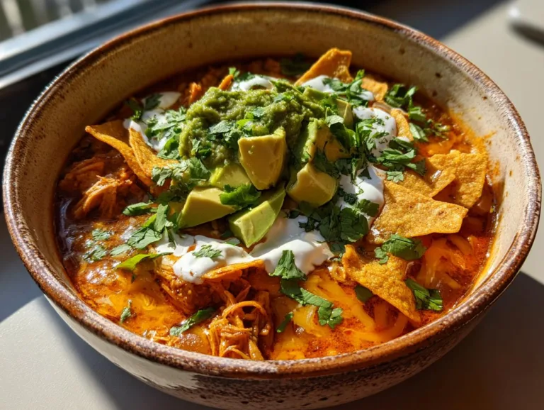 Creamy Chicken Tortilla Soup