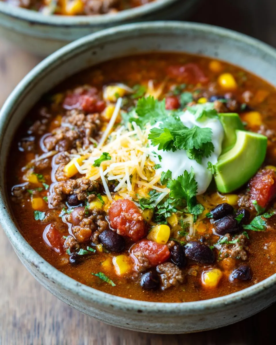 Creamy Taco Soup - detail 1