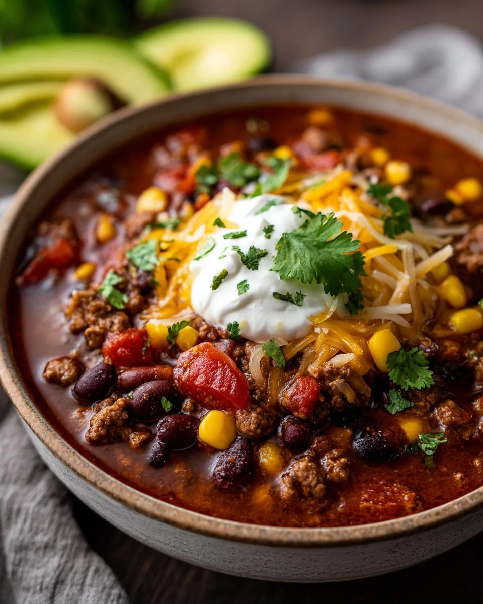 Creamy Taco Soup - detail 3