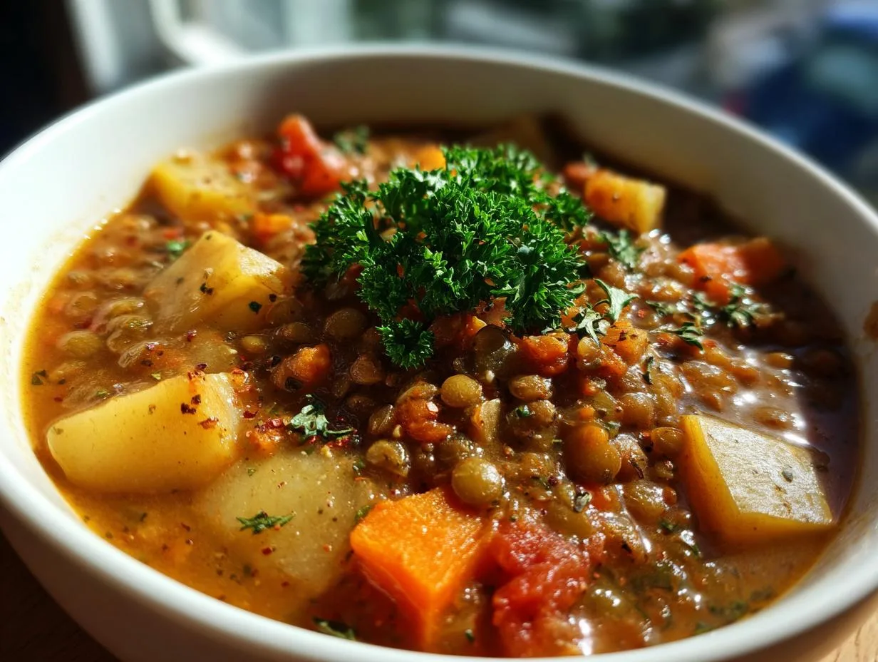 45-Minute Easy Lentil Potato Soup That Warms the Soul