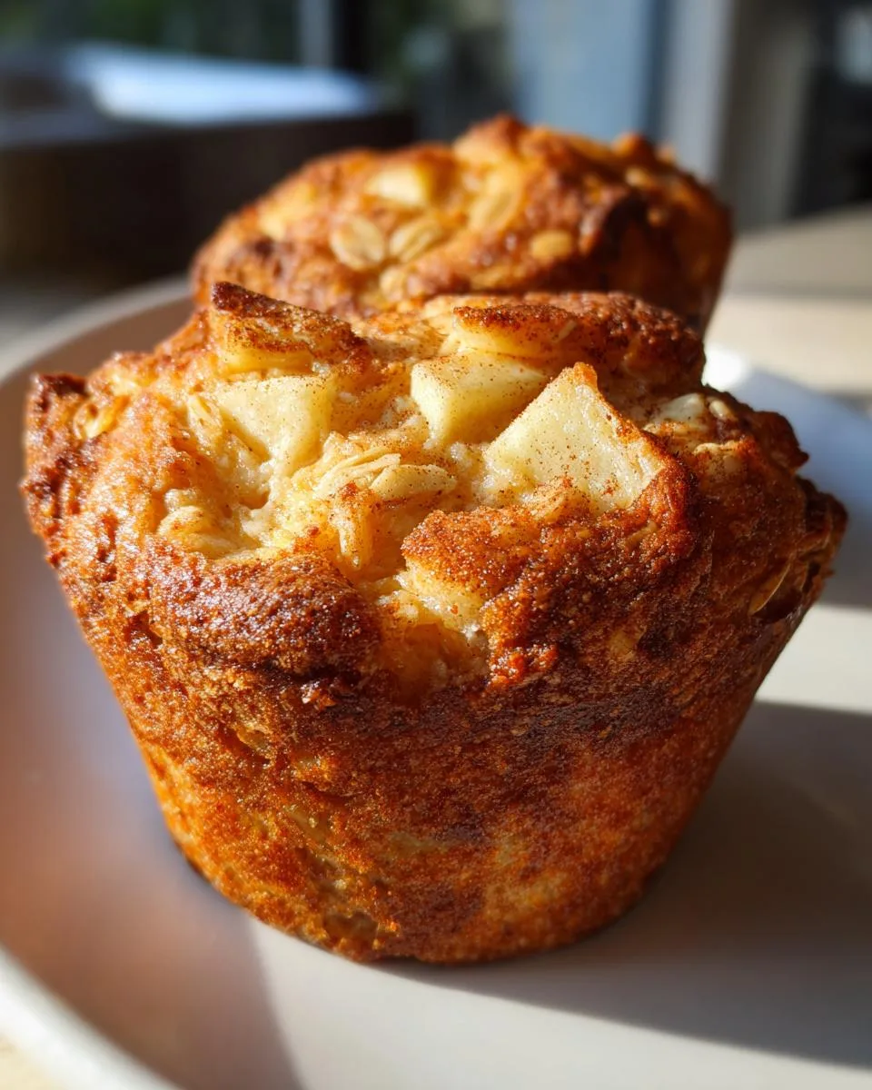 Flourless Apple Cinnamon Muffins - detail 3
